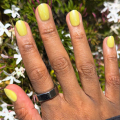 Citrus Chrome - Press-On | Extra Short | Round