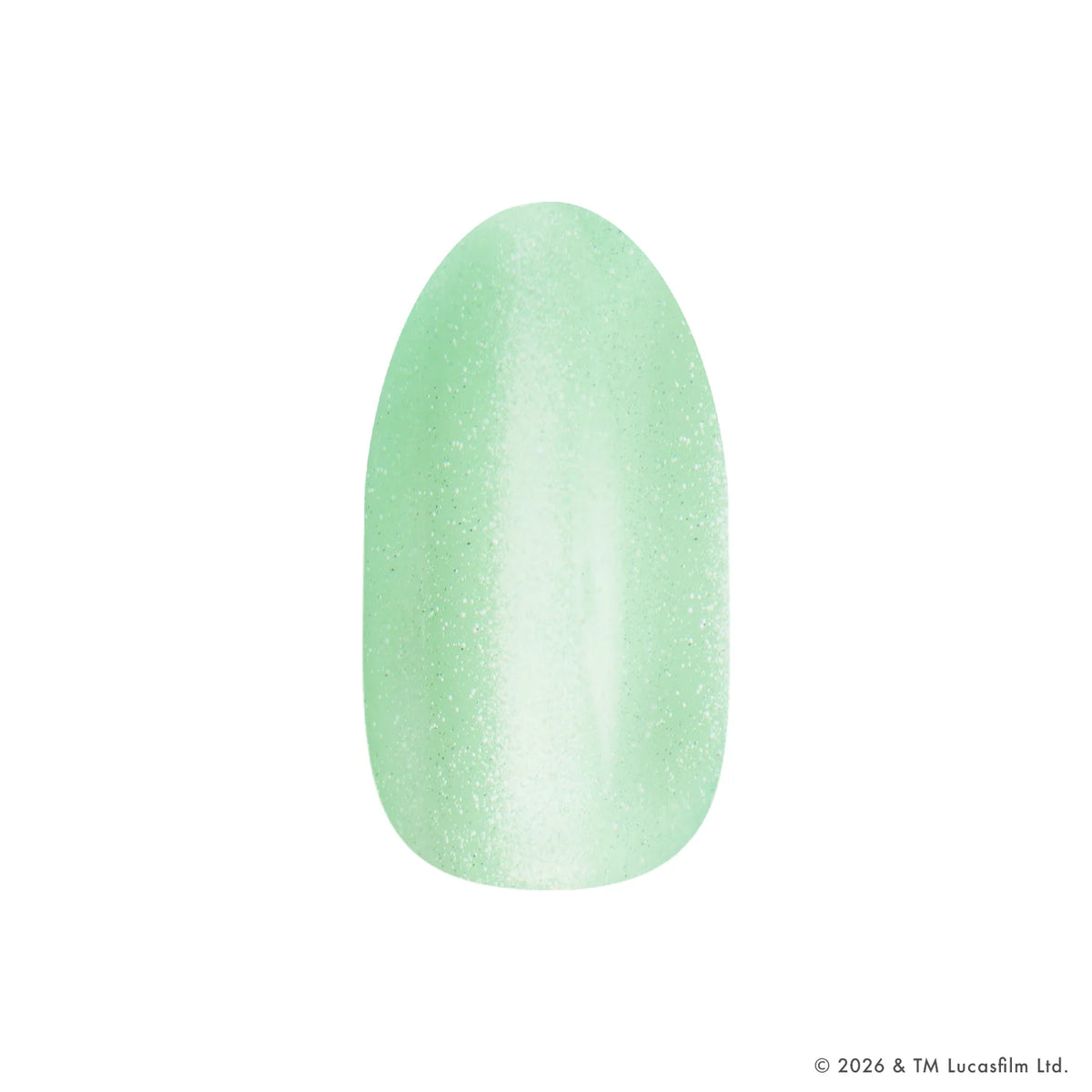 Grogu Green Velvet - Press On | Medium | Oval - Part of Set