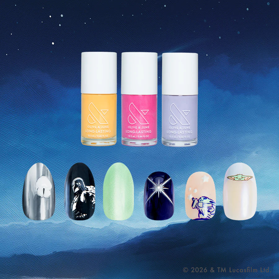 The Mandalorian and Grogu Summer Polish + Press-on Set